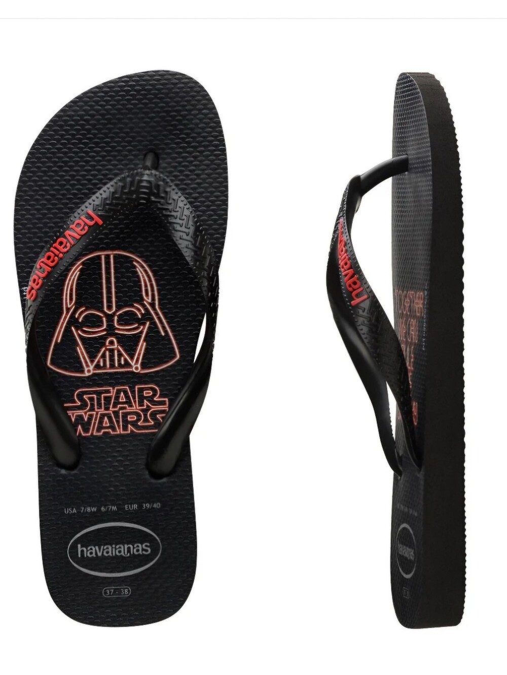 Havaianas Star Wars Darth Vader Sandals  flip-flops Size 11/12